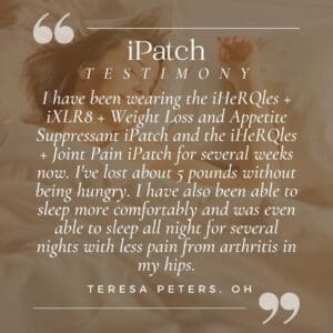 iPatch weight loss 2 Testimonial