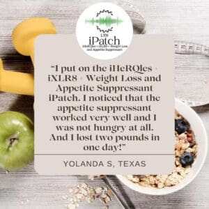 iPatch weight loss Testimonial